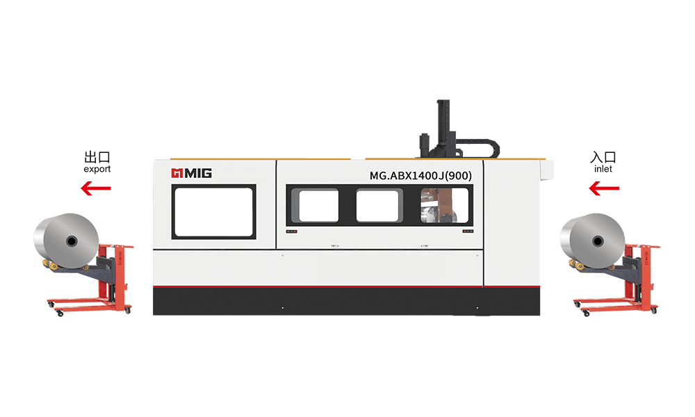 MG.ABX1400J (900) una bracchium magna diametro fullonum (in et extra excudendi salsissimus vir vivens)