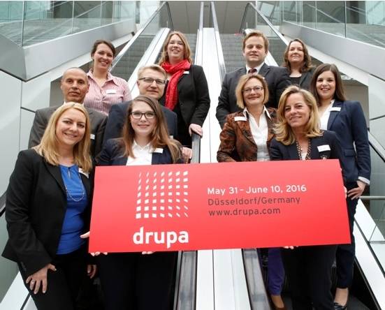 2016 Drupa Typographia Exhibitionis in Germania